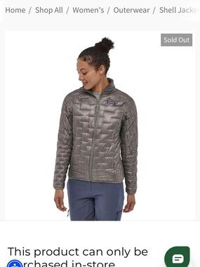 Patagonia Women's Micro puffer Jacket - Gray